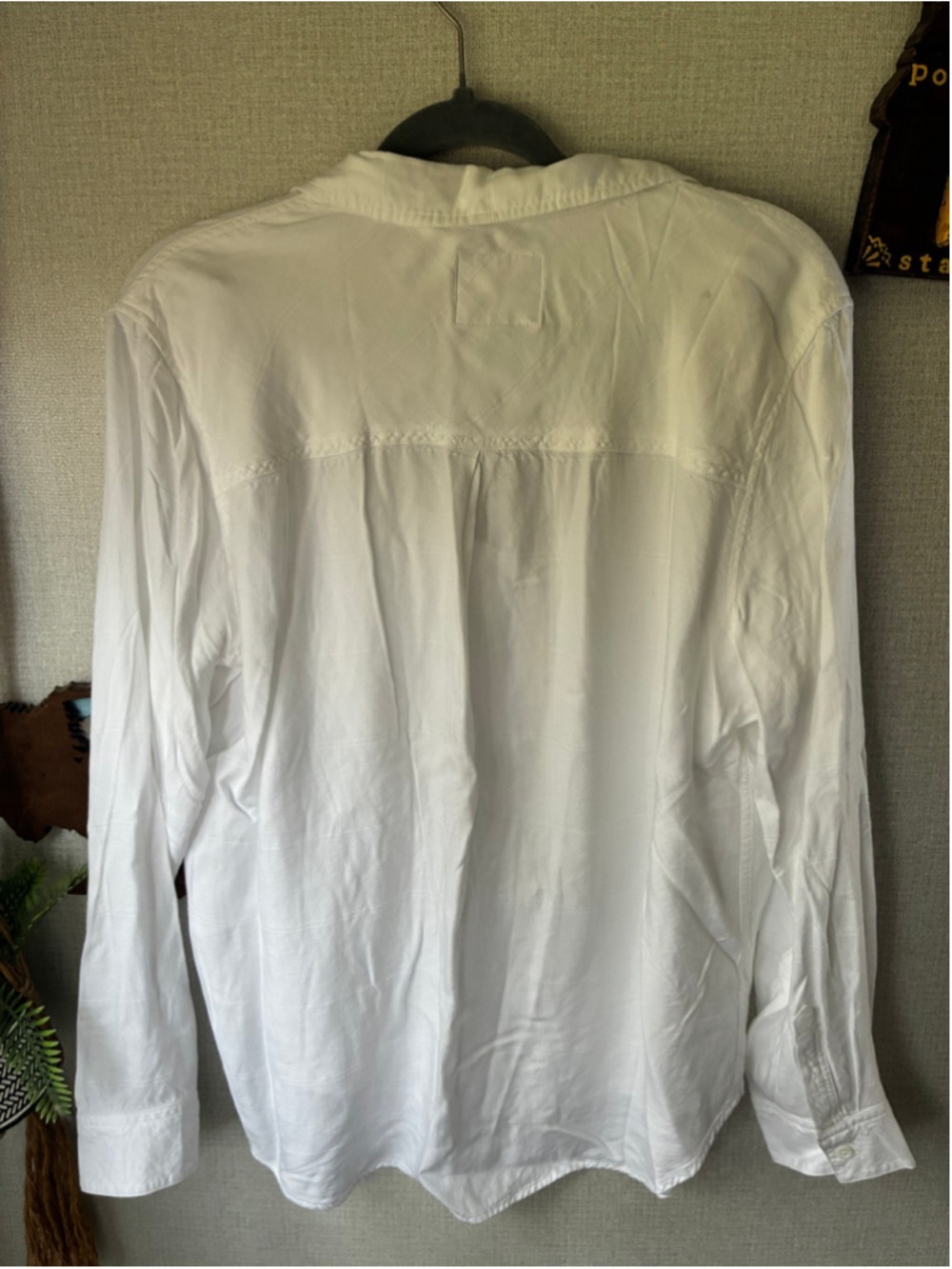 Rails White Ivory Check Hunter Button Down Shirt XL - Picture 6 of 7